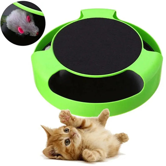 Cat Toy Cat Bed with Scratching Post and Mouse